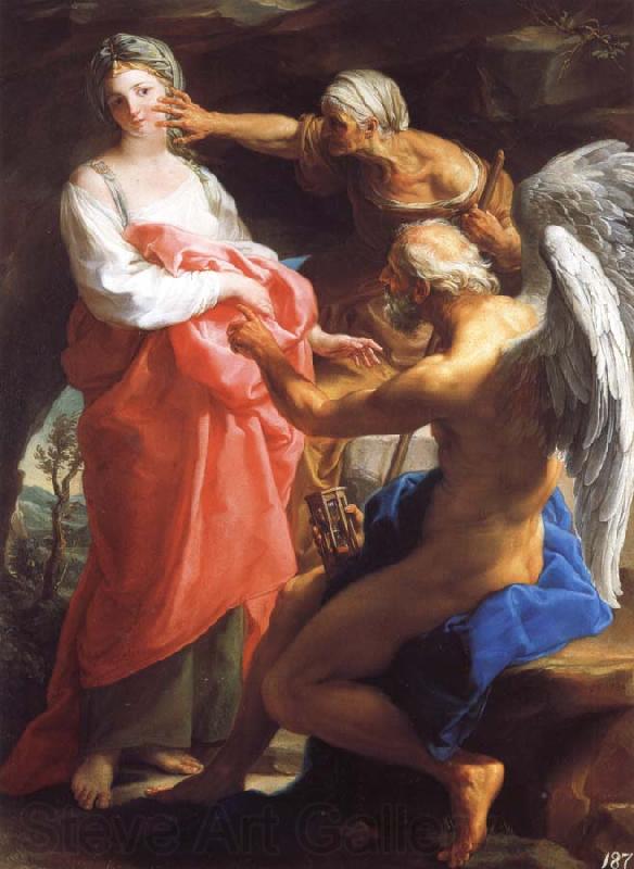 Pompeo Batoni Time Orders Old Age to Destroy Beauty